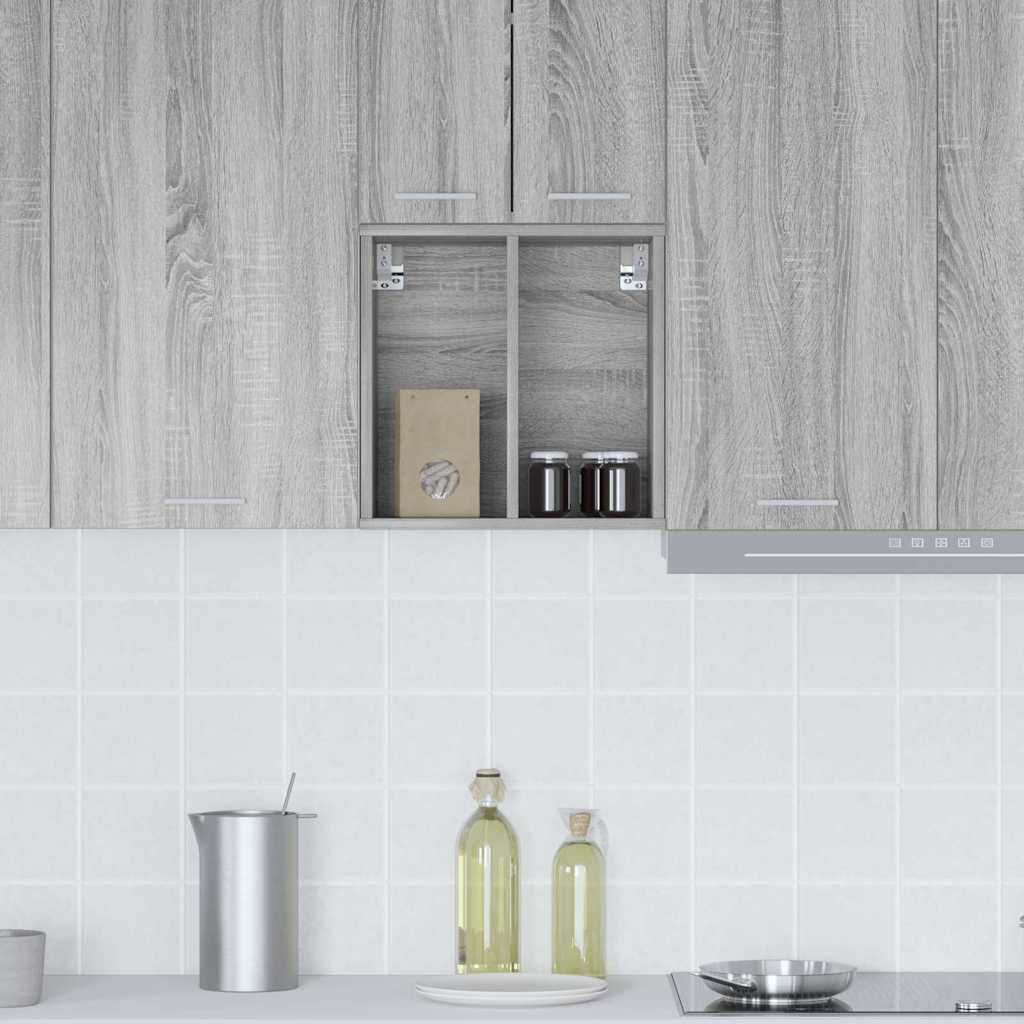 Hanging Cabinet with Shelf Riga Grey Sonoma 40 x 29.5 x 40 cm